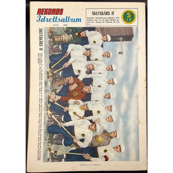 1959 Swedish Rekord Journal Joe Louis Magazine Brown Bomber Boxing Heavyweight - Picture 3 of 4